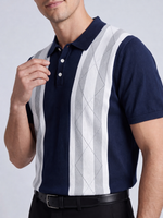 Panel Knit Polo