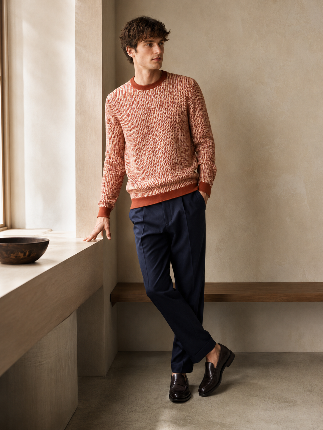 Oslo Knit Crew T-Shirt