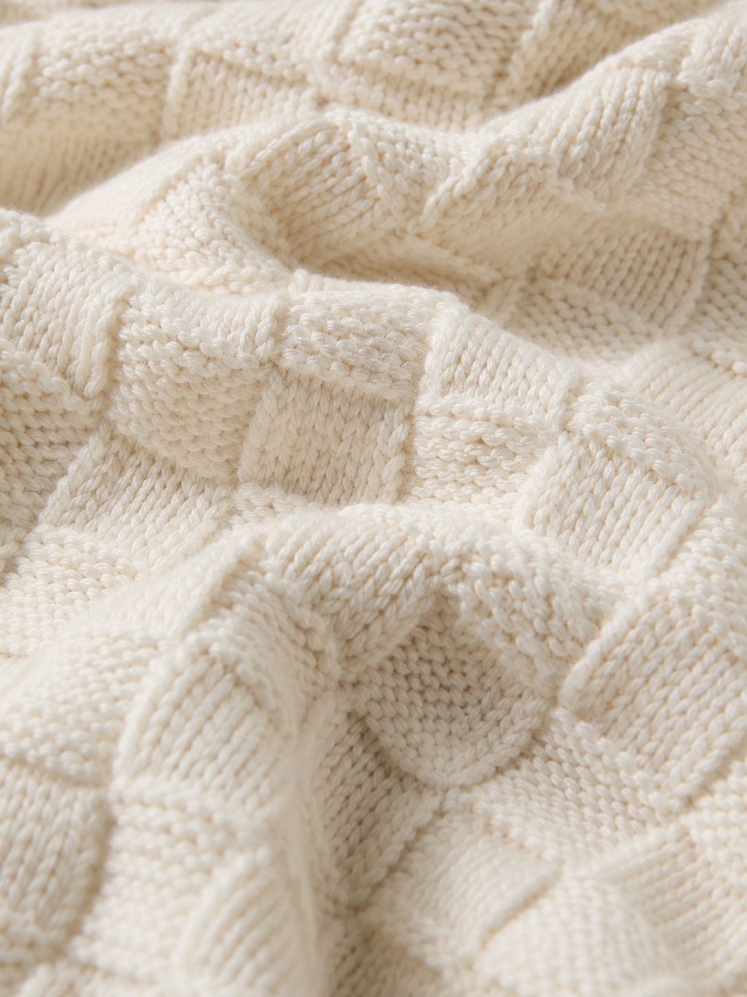 Basket Knit Kids Blanket