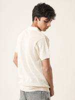 Open Knit Polo