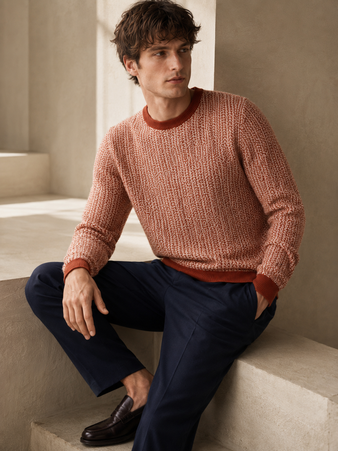 Oslo Knit Crew T-Shirt