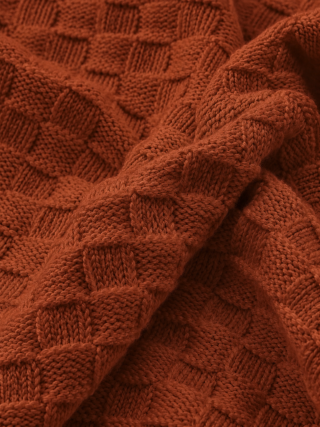 Basket Knit Kids Blanket