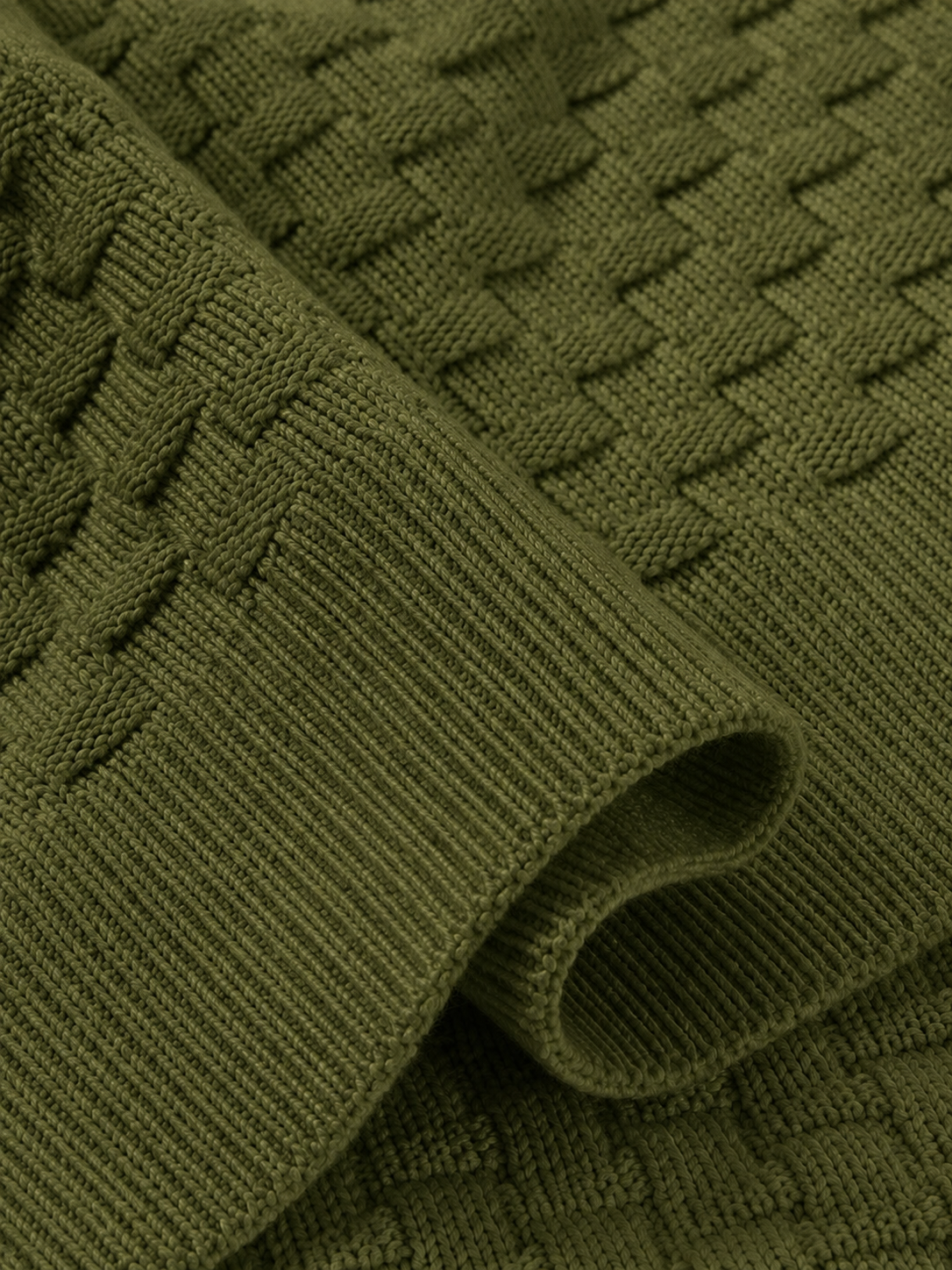 Basket Knit Kids Blanket