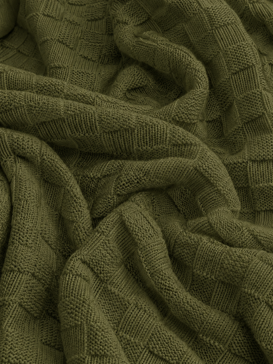 Basket Knit Kids Blanket