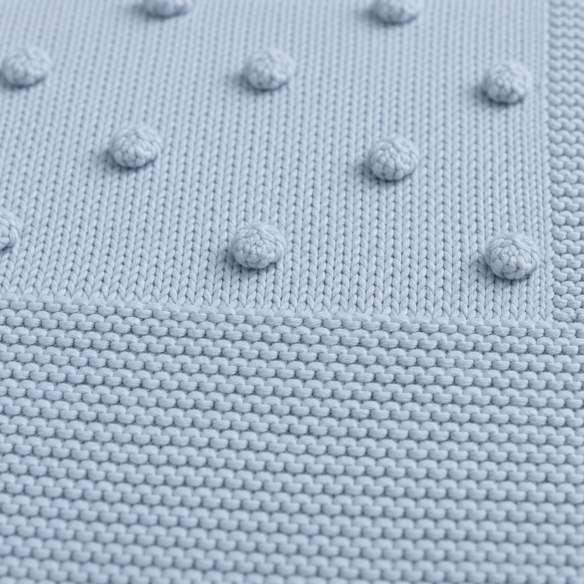 Popcorn Knit Kids Blanket