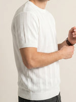 Textured Knit T-Shirt