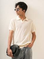 Open Knit Polo