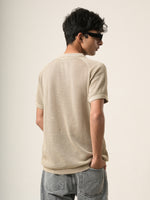 Open Knit Polo