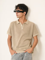 Open Knit Polo