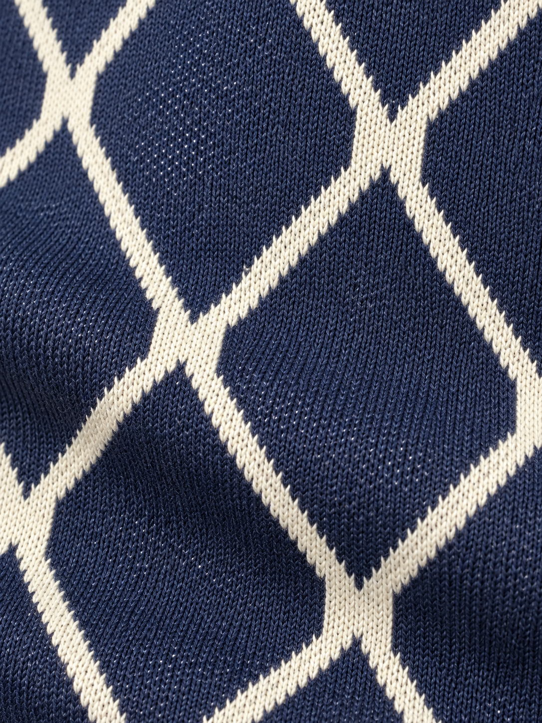 Langford Diamond Knit Polo