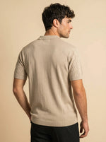 Textured Knit Polo