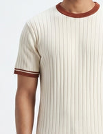 Rib Knit T-Shirt