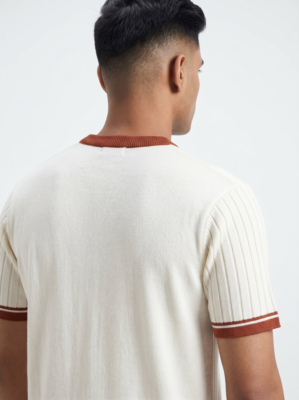 Rib Knit T-Shirt