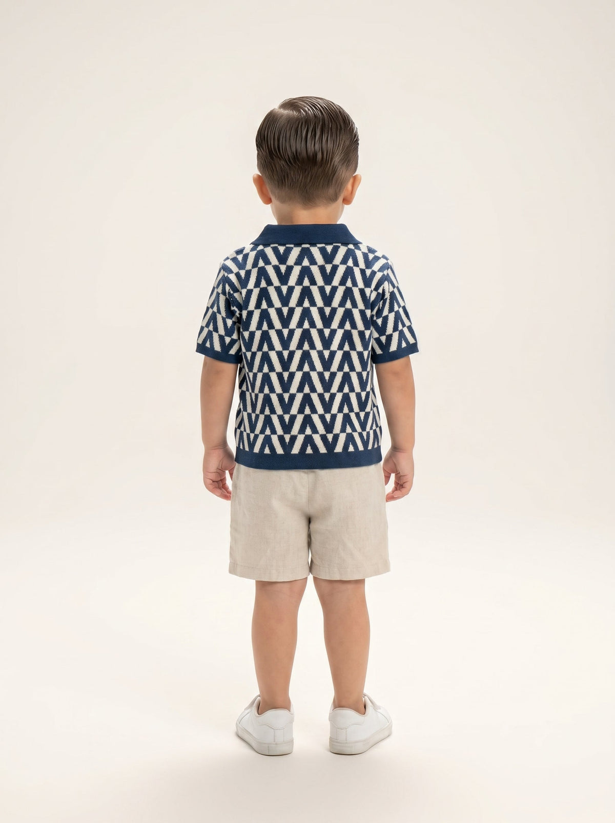 Chevron Knit Polo