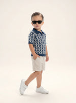Chevron Knit Polo