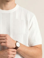 Textured Knit T-Shirt