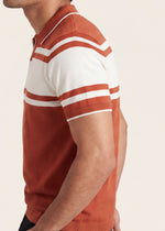 Striped Knit Polo