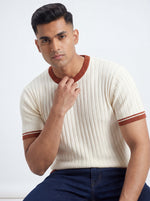 Rib Knit T-Shirt