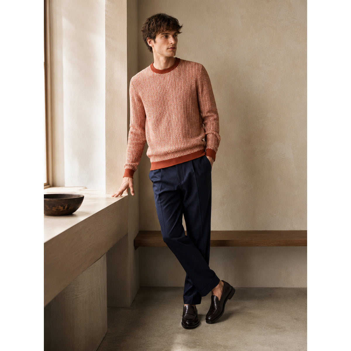 Oslo Knit Crew — RUST — 9