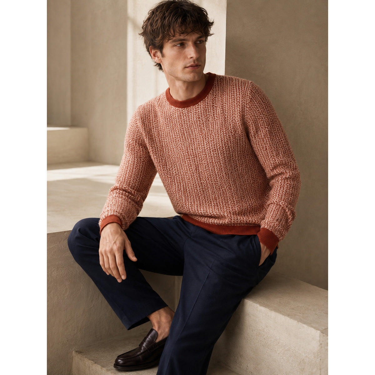 Oslo Knit Crew — RUST — 11