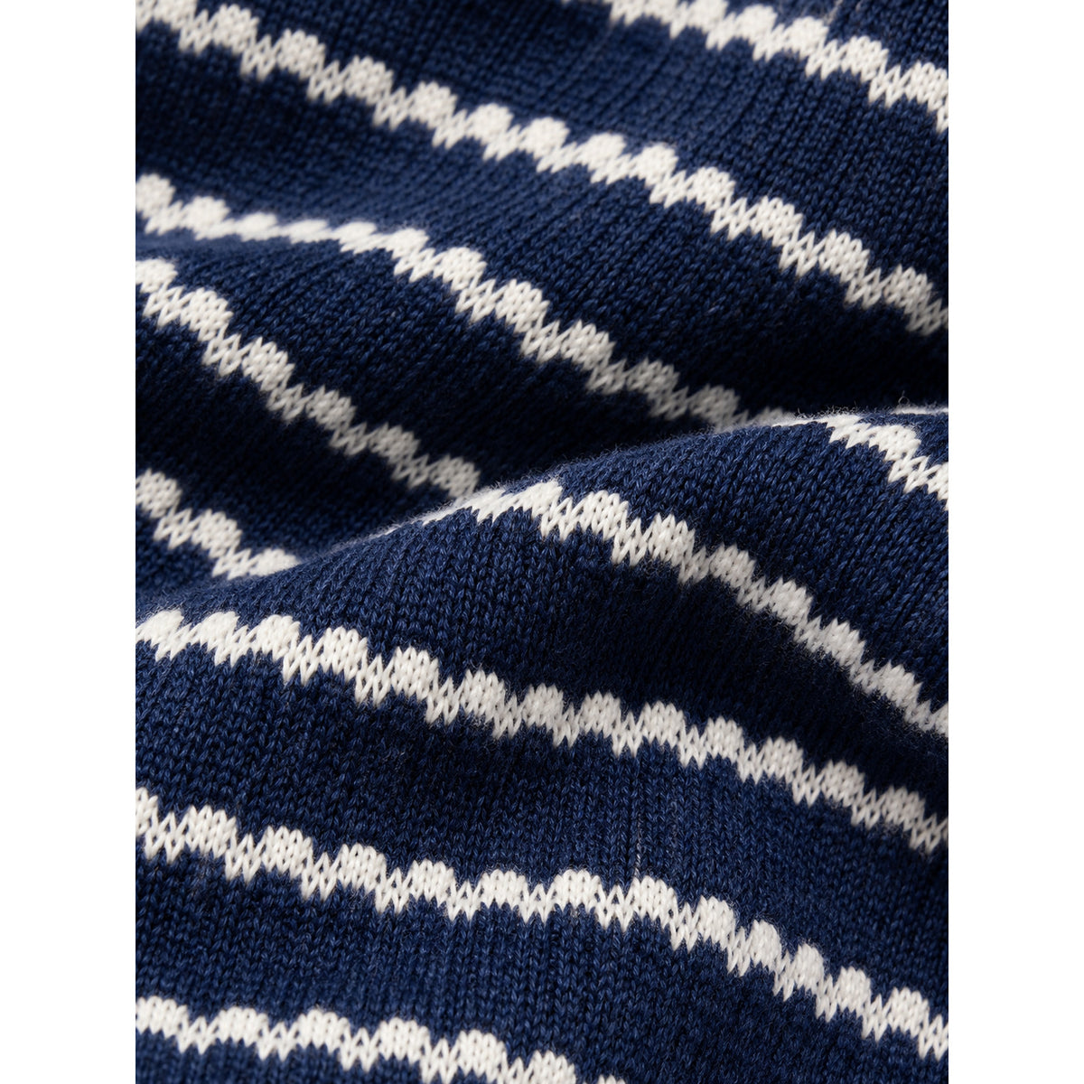 Kids Ripple Stripe Polo — BLUE, WHITE — 5